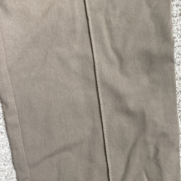 New Directions Taupe Slim Leg Pant Pants with Zipper Pockets, Size 8 - Picture 3 of 6